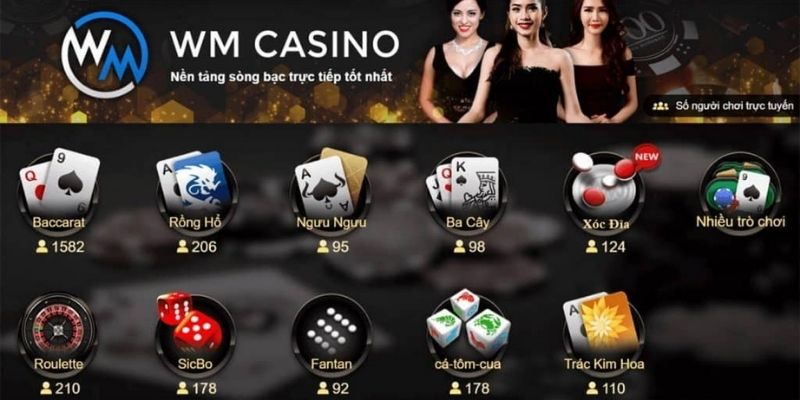 เกมยอดนิยมที่ WM Casino